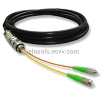 FTTH Fiber Optical Waterproof Water-Proof Pigtail Patch Cord Cable 2 Cores APC Singlemode SM