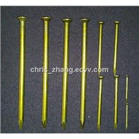 Yellow Steel Concrete NailsYellow Zinc Steel Concrete Nail with Smooth Shank