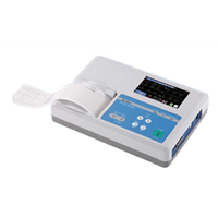 3 Channel with Color Screen Electrocardiograph ECG (ECG-E302)