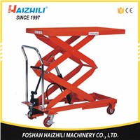 Hydraulic Hand Scissor Lift Table with 1000kg Loading Capacity