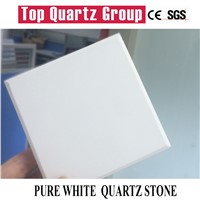 Pure White Quartz Stone Slabs, Artificial Quartz Stone Counter Tops