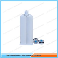 50ml 1:1 Two Component Plastic Empty Silicone Cartridge