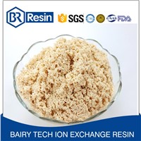 Cane Sugar Demineralization Food Grade Cation Ion Exchange Resin