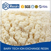 Removal of Silicon Resin Macroporous Anion Exchange Resin