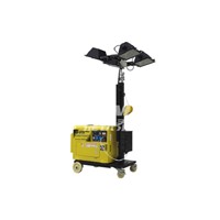 4X500W Mobil Lighting Tower with 5kw Silent Diesel Generator