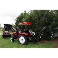 Small Tractor with Front End Loader &amp; Backhoe