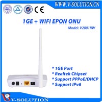 EPON 1GE WiFi ONU with Route Function Support IEEE802.11b/g/n 300Mbps