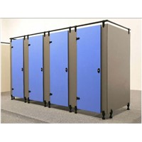 Waterproof Compact Laminate Toilet Cubicle System Manufacturers