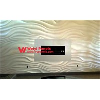 3D Wall Panels in Restaurant Background Wall WY-