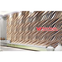 3D Wall Panels in Office Restaurant Wave Wall WY-329