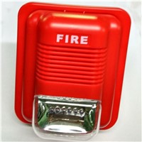 2-Wire High Sound Level Conventional Sounder Strobe Sound Alarm Audible Visual Fire Siren