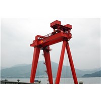 MG Model 5ton~250ton Double Track Gantry Crane with Trolley