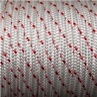 Double Braided Polyester Rope(WHT/RD)
