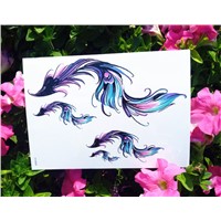 Feather Design 1Sheet Flash Tattoo Temporary Tattoos Sexy Stickers