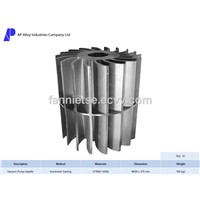 ISO9001: 2008 Ap Alloy Foundry Customized Manufacturer Precision Casting Pump Parts Vacuum Pump Impeller