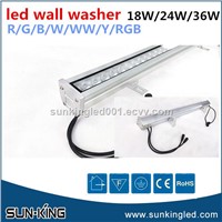 Best Quality Projection Exterior Linear Bar Wallwash Lighting RGB 36W LED DMX Wall Washer