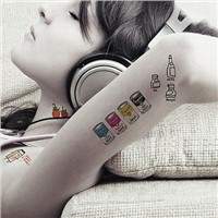 2016 New Idea Tattoo Custom Body Art Temporary Tattoo Sticker