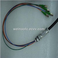 Waterproof Patch Cord Cable Pigtail 4 Cores with FC ST LC ST Connector