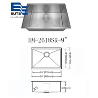 1.5mm Handmade Sink Kitchen Stainless Steel Sink Manufacturer