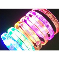 Sound & Motion Activated LED Light up Bracelet for Party, Festival, Sales Promotion