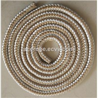 White/Gold Double Braided Nylon Rope