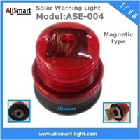 Red Solar Traffic Warning Lights with Magnet Road Construction Magnetic Safety Warning Lights
