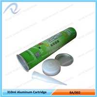 310ml PU Sealant Filling Empty Aluminum Cartridges