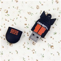 Factory Customize Soft PVC 4GB USB Flash Disk