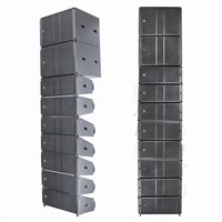 Dual 10 Inch Line Array & Single 18 Inch Sub Woofer Pro Outdoor Show Events Line Array