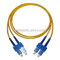 Fiber Optical Patch Cord Cable SC-SC Singlemode Duplex PVC LSZH Jacket