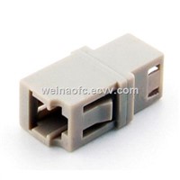 Optical Fiber Adaptor LC-LC Simplex Beige Housing