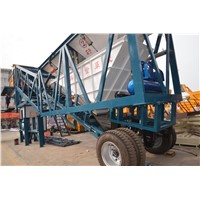 Easy Installation & Transportation YHZS35 Mobile Concrete Mixing Plant