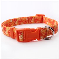 New Style Sublimation Print Logo Polyester Dog Collar Factory Sell