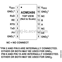 ADM2486BRWZ ADI (2.5 KV Signal Isolated, High Speed (20 Mbps), Half Duplex RS-485 Transceiver)