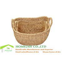 Vietnam Crafts Natural Storage Basket Water Hyacinth Best Selling