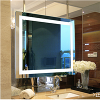 58W 3000K-6500K for Options UL CE Wall Mounted Hotel Bathroom LED Backlit Mirror