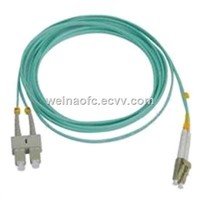 Fiber Optic Jumper Patch Cord SC-LC OM3 OM4 Duplex OFNR OFNP