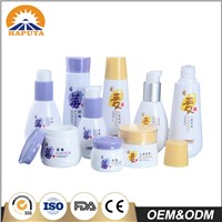 Opaque Cosmetic Plastic Lotion/Spray Pump Bottle & Cream Jar Sets
