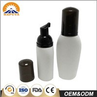 Opaque White Foamer Pump Plastic Bottle with Cap