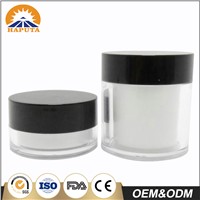Simple Designed Cosmetic Double Wall Cream Jar with Screw Jar