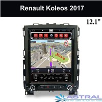 2 DIN Car PC Supplier 12 Inch Navigation Head Unit Renault Koleos 2017
