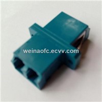 Optic Fiber Adaptor LC-LC Duplex Singlemode Plastic Housing