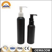 Opaque Round Lotion Pump Plastic Bottle with Clear Cap for Man(SSH-3057)