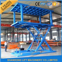 3M 3T Stationary Electric Hydraulic Scissor Car Lift with CE