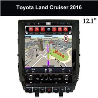 in Dash Car GPS Navigation 12.1 Inch Supplier Toyota Land Cruiser 2016