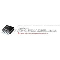 LM5020MMX-1 TI (13-100V Wide Vin, Current Mode PWM Boost Controller)