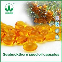 Natural Seabuckthorn Seed Oil Capsules, Softgels