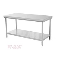 Commerical Kitchen Working Table, Stainless Steel