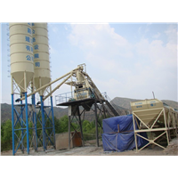 Reliable Performance Stationary Concrete Mixing Plant with High Productivity