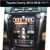 Toyota Car Original Radio System Wholesale 12.1 Inch 2Din GPS/Mirror Link/OBD2/WiFi for Camry 2012 2016